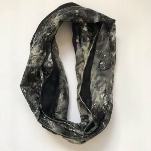 Collection 18 | Sequin and Smoke Infinity Scarf